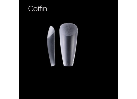 Soft Gel Tips 9 - Coffin 120pcs 